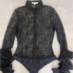 Black lace Bodysuit.